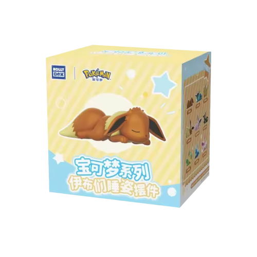 Pokemon Eevee Sleeping Pose Figure Blind Box — Sammelfigur in originalverpackter Box