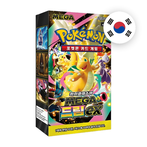 Pokemon MEG Mega Dream ex Display, koreanische Ausgabe — originalverpackter Booster-Karton